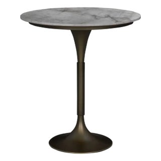 Jman Bar Table, Aged Brass For Sale
