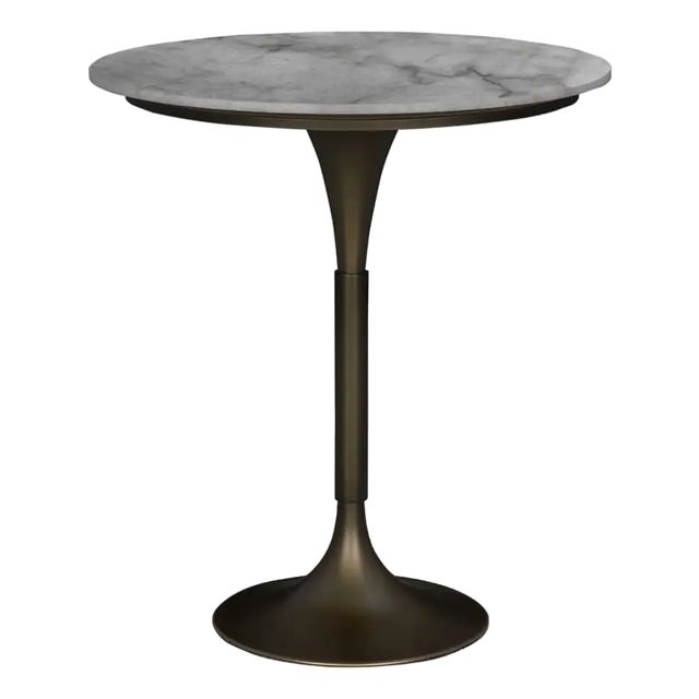 Jman Bar Table, Aged Brass For Sale