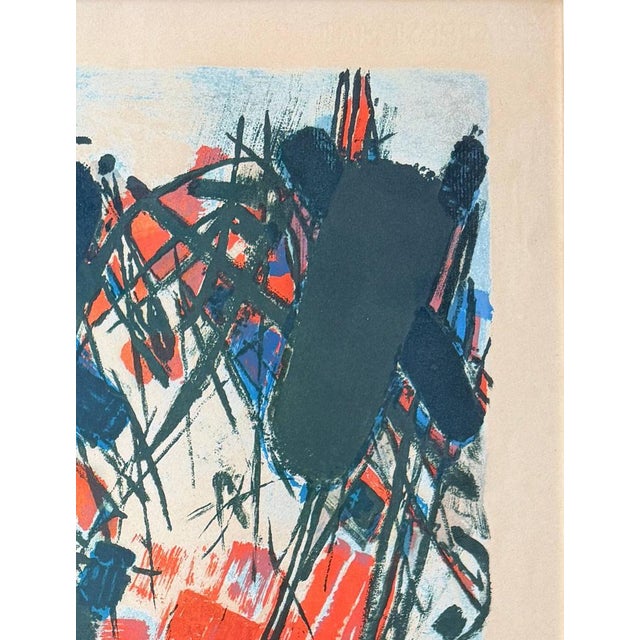 Chu Teh-Chun, Composition abstraite, 1960, Lithograph For Sale - Image 6 of 9