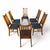 Set of Six Restored Mid-Century Oak Slat-Back Dining Chairs, Walnut For Sale - Image 4 of 18