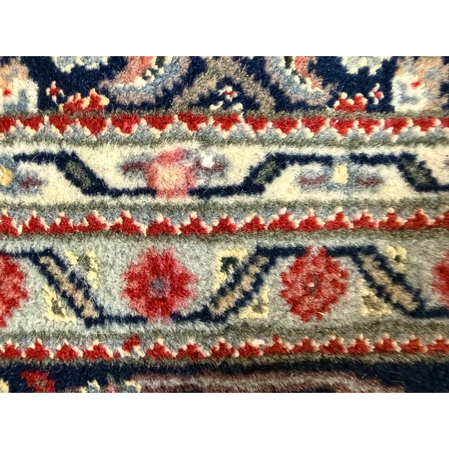 Textile 4ft X 6ft Persian Tabriz Mahi Wool & Silk Area Rug For Sale - Image 7 of 12