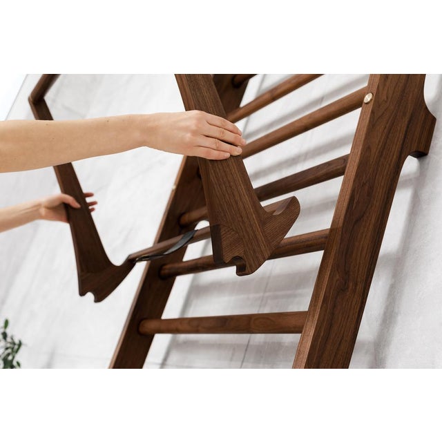 Prime Walnut Wall Bar by Eternal Creek For Sale - Image 11 of 13