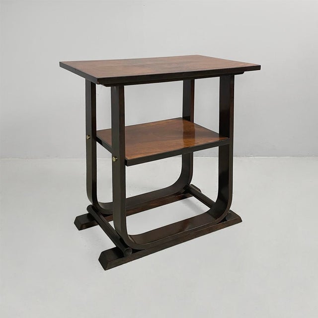 Italian Art Deco Coffee Table in Wood, 1930s For Sale - Image 11 of 11