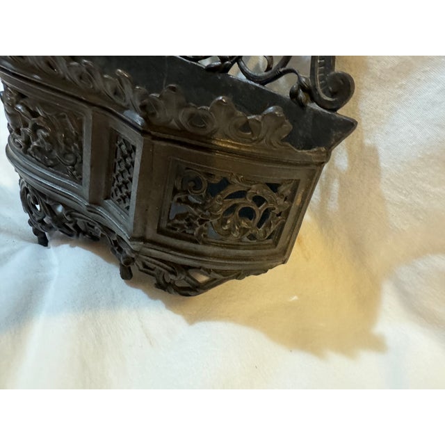 Late 19th Century Late 19th Century Victorian Cast Iron f.l. Vombach Offenbach Wall Bracket For Sale - Image 5 of 8