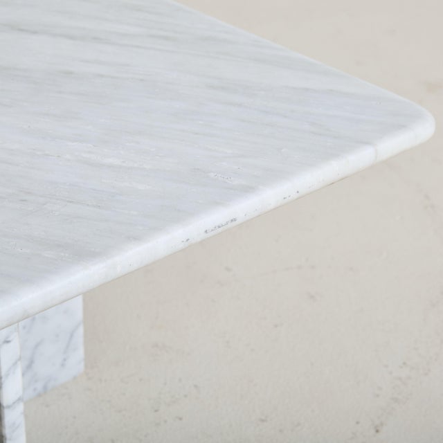 Set of 3 Italian Carrera Marble Nesting Coffee or Side Tables, 1970s For Sale - Image 10 of 10