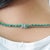 Green Regal 17.45 Ct Green Onyx Necklace & 1.58 Ct Round Ruby Stud Earrings Jewelry Suite 3 Pieces For Sale - Image 8 of 16