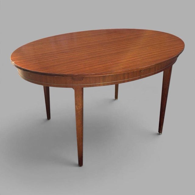 Contemporary Mid-Century Compact Oval Extending Dining Table from Greaves & Thomas, 1960s For Sale - Image 3 of 10