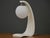 Mid-Century Modern 1970s White Mid Century Table Lamp by Jack Haywood for Modeline For Sale - Image 3 of 9