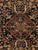 Antique Farahan Sarouk Carpet, Handmade Oriental Rug, Navy, Ivory, Green, Red For Sale - Image 15 of 18