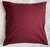 Maroon Contemporary Vegan Leather Basketweave Euro Cover For Sale - Image 8 of 8