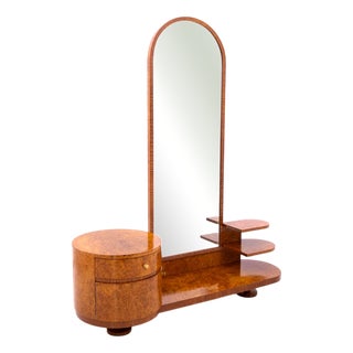 Mid-20th Century Art Deco Dressing Table, Poland, 1950s For Sale