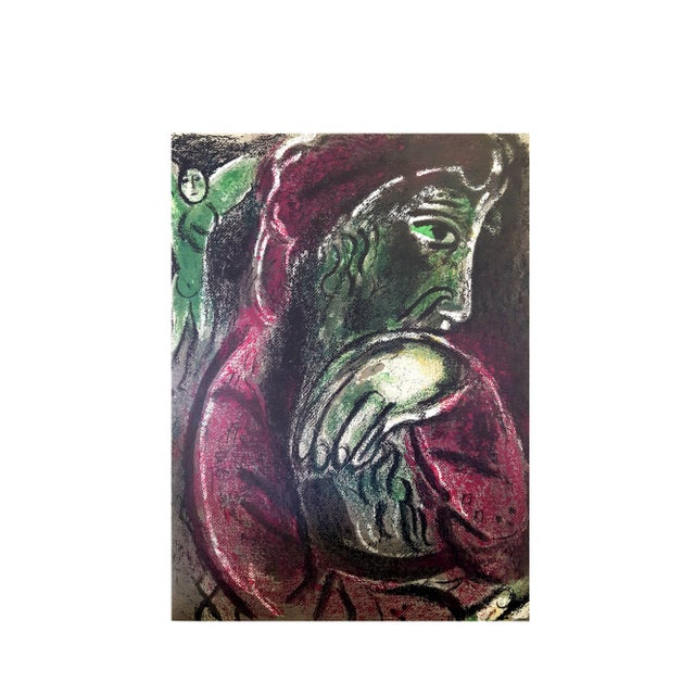 Marc Chagall - The Bible - Job - Original Lithograph 1960 For Sale
