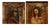 Bonifacio Bembo Seguace, Pair of Panels of Saint Sebastian Guerriero, 1620, Oil on Board For Sale