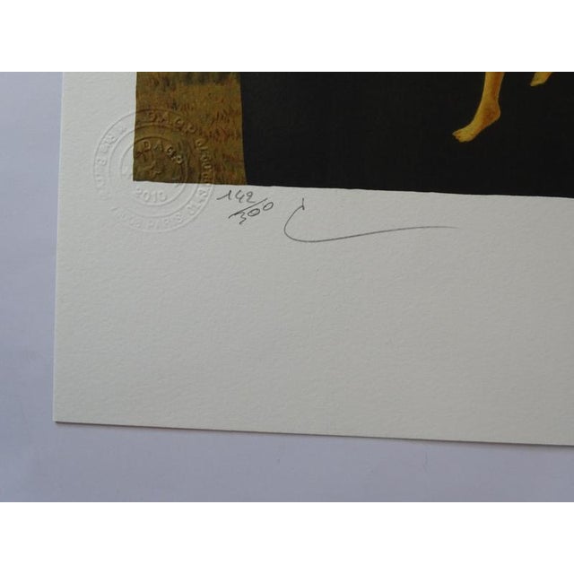 Rene Magritte (d'après) Décalcomanie Lithograph signed in the plate Signed in the plate Numbered / 300 copies Dimensions:...