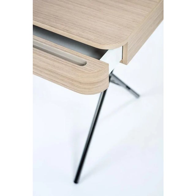 Early 21st Century Cosimo Desk with Natural Oak Veneer Top by Marco Zanuso Jr. for Adentro For Sale - Image 5 of 8