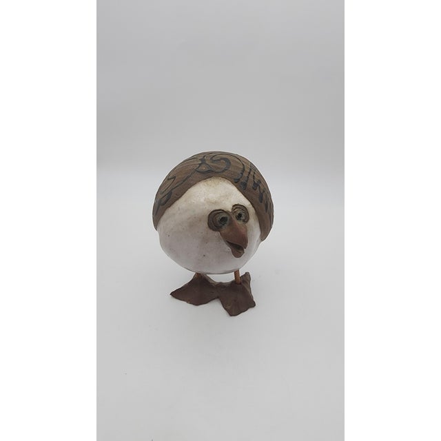 Folk Art Late 20th Century Studio Pottery Seagull Sculpture by Susan Davis For Sale - Image 3 of 7