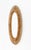 Wood Mid-Century Rattan and Bamboo Oval Wall Mirror from Franco Albini, Italy, 1960s For Sale - Image 7 of 9