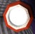 Tangerine Lovely Vintage Japanese Porcelain Vase For Sale - Image 8 of 9