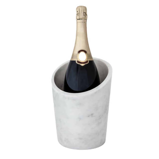 White Marble Glacette For Sale