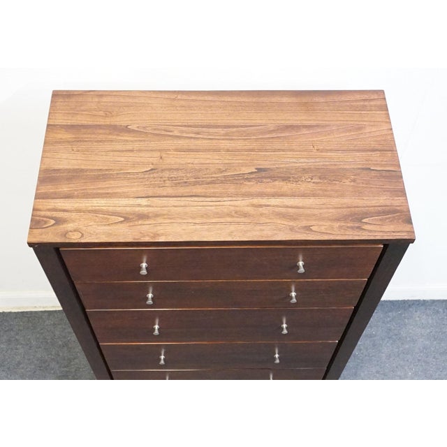 Wood High End Cherry Contemporary Traditional 35" Chest of Drawers For Sale - Image 7 of 10