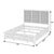 Spritely Home Accent Furniture Flagstaff Queen Size Cane Panel Bed, Desert Sand For Sale - Image 4 of 11
