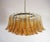 Large Murano Glass Chandelier with Amber Transparent Glass Petal, 1990 For Sale - Image 15 of 15