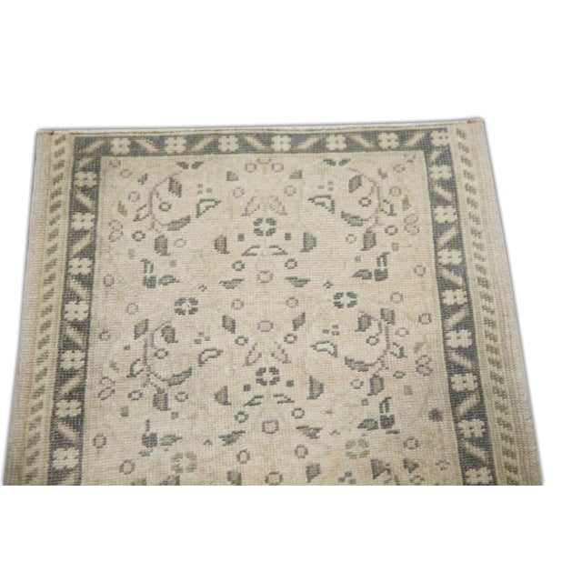 Traditional Vintage Turkish Mini Rug 1'9" X 3' For Sale - Image 3 of 5