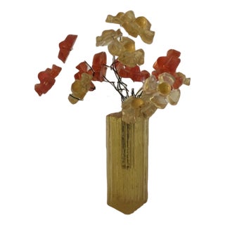 1960s Beautiful MCM Wonderland Bouquet of Acrylic Lucite Flowers For Sale