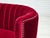 Danish 2-Seater Banana Sofa in Cherry-Red Velour, 1970s For Sale - Image 10 of 18