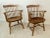 English Mid 20th Century Exquisite Nichols & Stone Pair of Windsor Comb Back Captains Armchairs Excellent Condition For Sale - Image 3 of 16