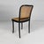 Czechoslovak Modern Straw and Black Wood Chairs 811 by Joseph Hoffmann for Drevounia, 1980s, Set of 6 For Sale - Image 4 of 15