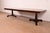 1980s Baker Furniture Regency Banded Mahogany Double Pedestal Extension Dining Table, Newly Refinished For Sale - Image 5 of 17