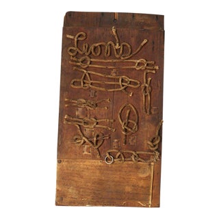 Vintage Sailor's Knot Board Nautical Marine Decor For Sale