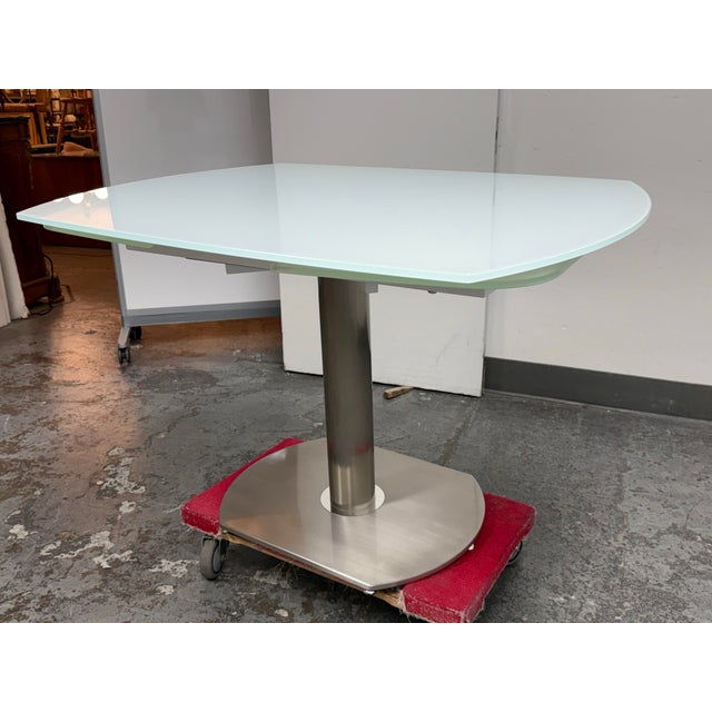 Metal Euro Style Furniture Domingo Extension Dining Table For Sale - Image 7 of 12