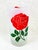 Vintage 1950’s Boscul Frosted Floral Glasses- Set of 5 For Sale - Image 4 of 7