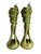 Art Nouveau Pair of Art Nouveau Leafy “Beetle” Vases by Bernhard Bloch For Sale - Image 3 of 11