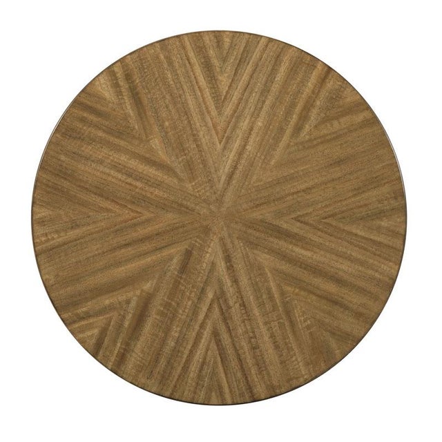 This transitional lamp table combines the sleek lines of modern design with the organic appeal of figured eucalyptus...