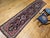 Textile Vintage Persian Bakhtiari Tribal Runner, Hand-Knotted Wool, Floral Bouquets & Medallions, Navy & Ivory, 3x12 For Sale - Image 7 of 16
