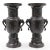 Large Meiji Japanese Patinated Bronze Vases - A Pair For Sale In New York - Image 6 of 7