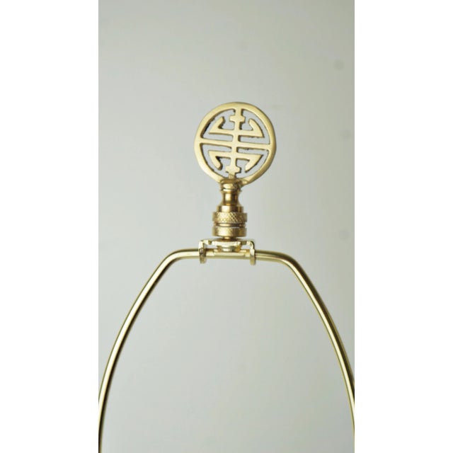 Ceramic Vintage White Ceramic Oversized Octagonal Pagoda Table Lamp For Sale - Image 7 of 9