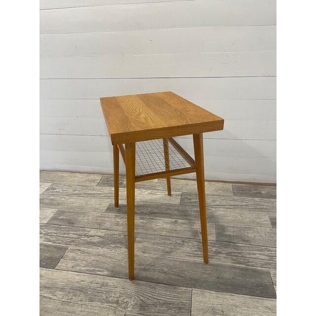 Mid-Century Side Table from Drevopodnik Holesov, 1960s For Sale - Image 4 of 7