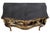 Vintage Louis XV Style Black Lacquered & Painted Marble Top Bronze Mounted Commode For Sale - Image 16 of 18