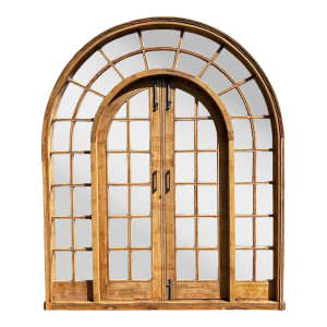 Antique Arched Doorway Mirror