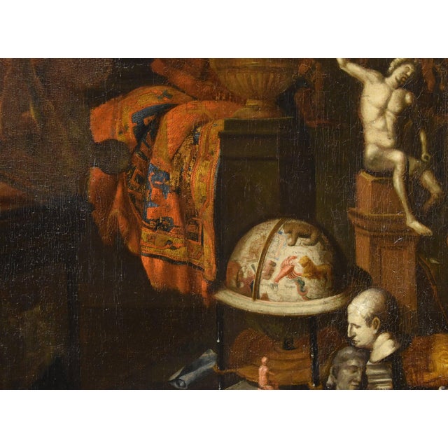 After Gerard Thomas, The Artist's Studio, 1700, Oil on Canvas For Sale - Image 9 of 14