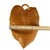 1980s Vintage Bordallo Pinheiro Orange Porcelain Majolica Leaf Shaped Dish Plate 12" Portugal. For Sale - Image 5 of 6