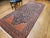 Textile Vintage Persian Malayer Gallery Area Rug, Hand-Knotted Wool, Geometric Pattern, 5x13, Navy & Terracotta For Sale - Image 7 of 16