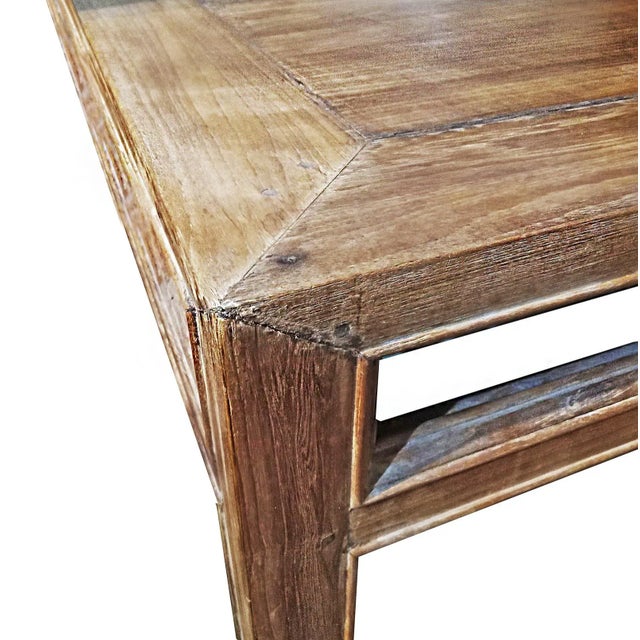 Camel Late 20th Century Asian Wood High-Top Table For Sale - Image 8 of 10