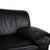Modern Black Leather Three-Seater Sofa from Koinor For Sale - Image 3 of 13