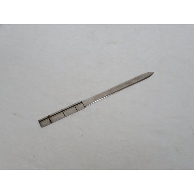 Black Vintage Art Deco Ikora Silver Letter Opener from WMF For Sale - Image 8 of 8