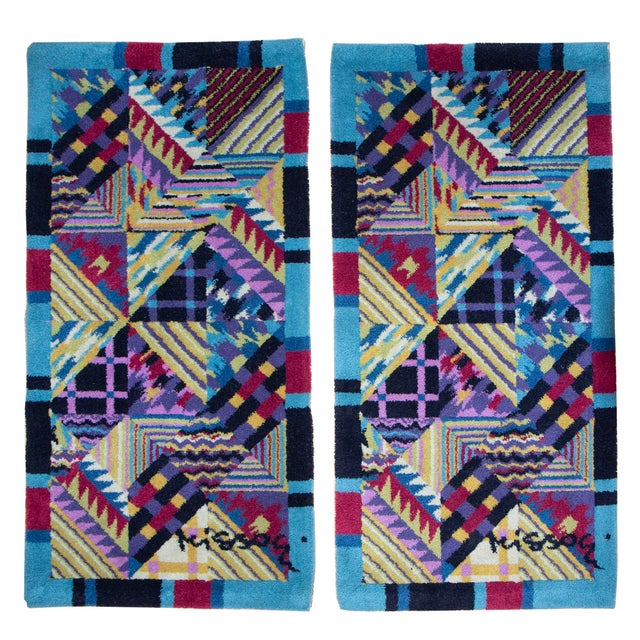 Wool Rugs from Missoni, 1980s, Set of 2 For Sale - Image 6 of 6